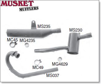 Suzuki SP370Muffler / Silencer – Musket Mufflers